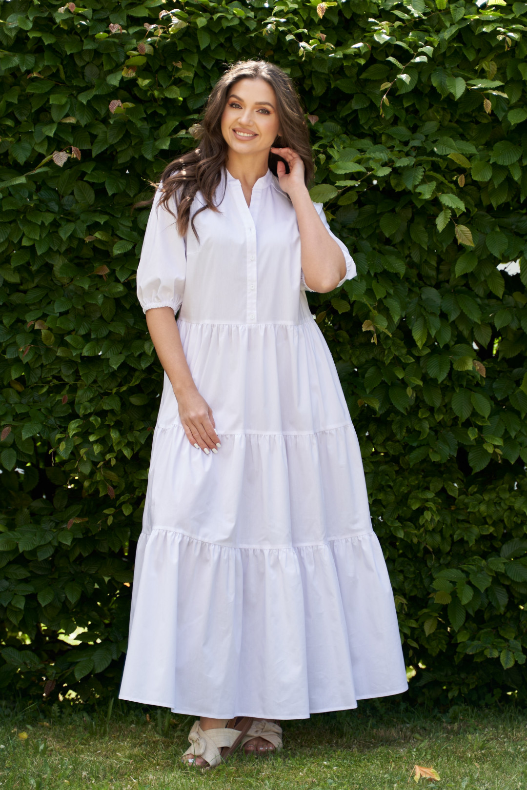 Платье ANDINA CITY 8013 белый - фото 1